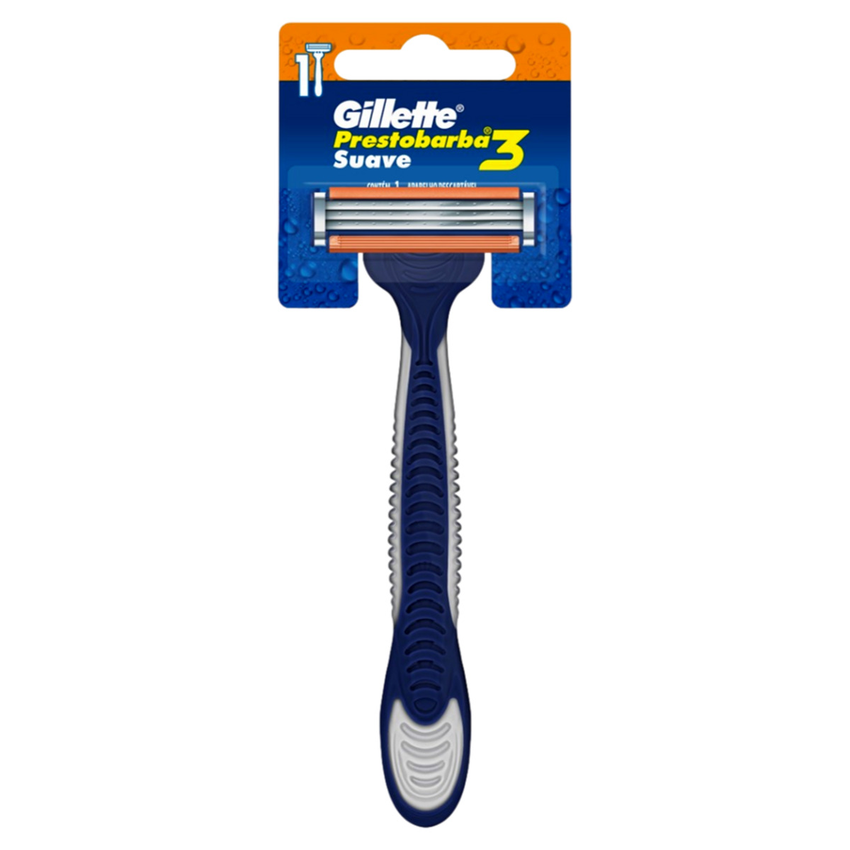 APARELHO PRESTOBARBA 3 OS SUAVE GILLETTE C/1UN                                                      