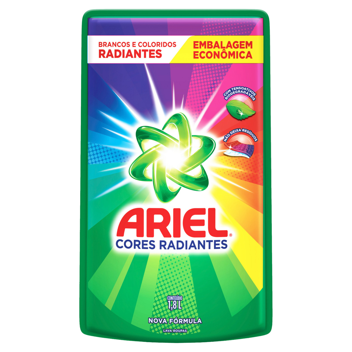 DETERGENTE LIQUIDO ARIEL CORES RADIANTES REFIL 1800ML                                                image number null