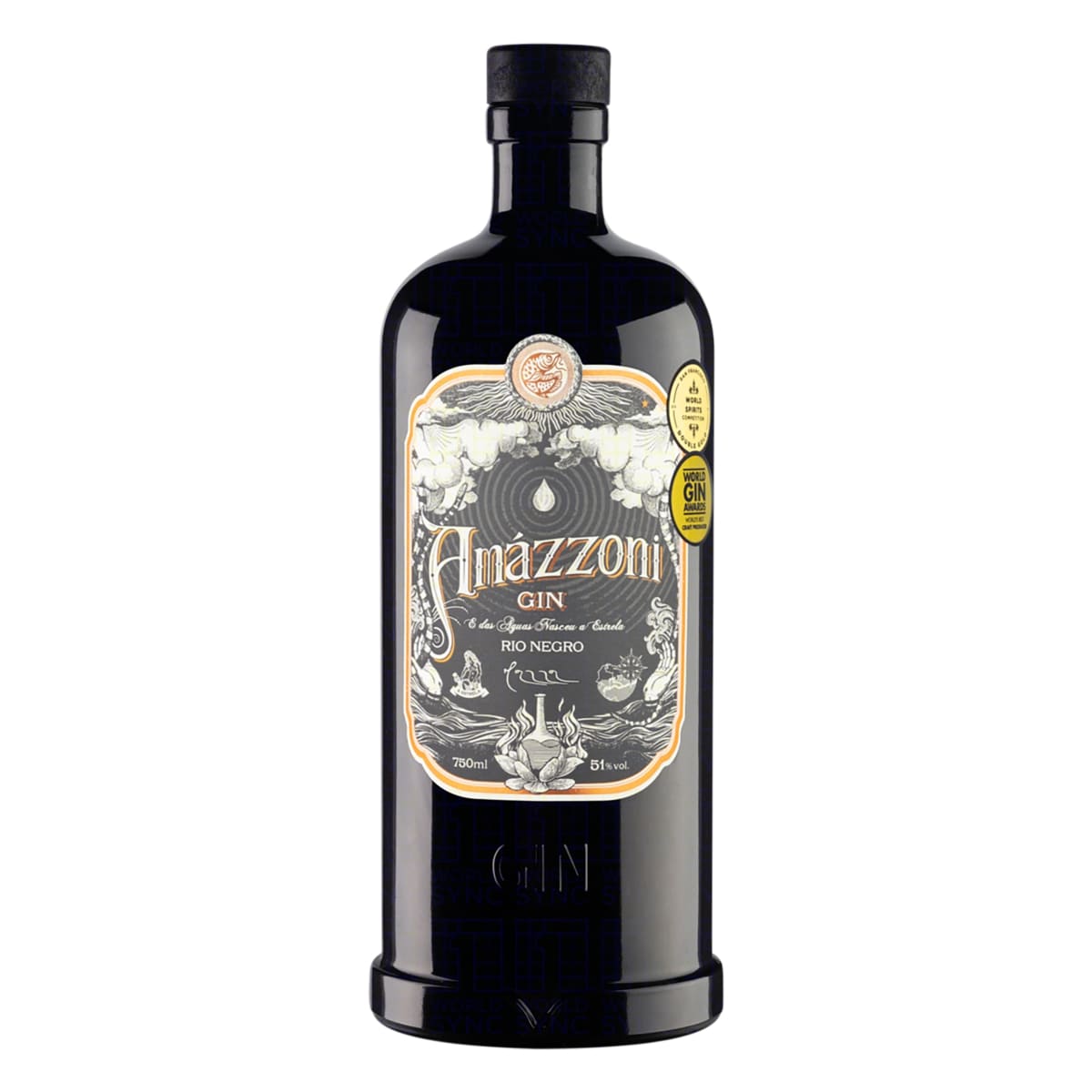 GIN AMÁZZONI RIO NEGRO 750ML                                                                        