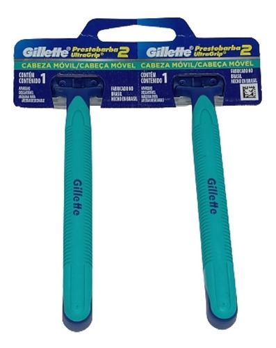 APARELHO PRESTOBARBA ULTRAGRIP MÓVEL OS GILLETTE COM 2                                               image number null