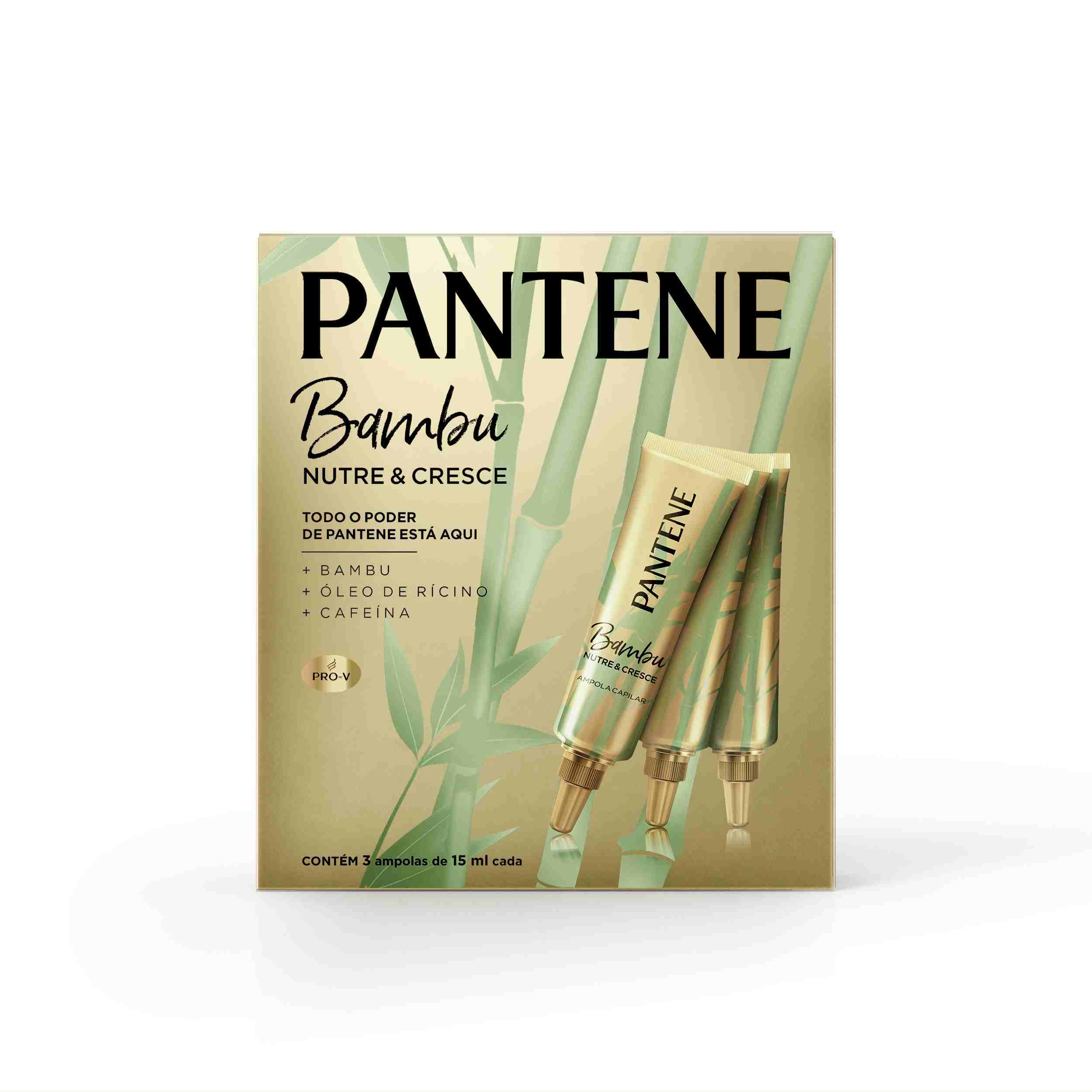 AMPOLA FORÇA INSTANTÂNEA PANTENE 15ML 3 UNIDADES                                                    