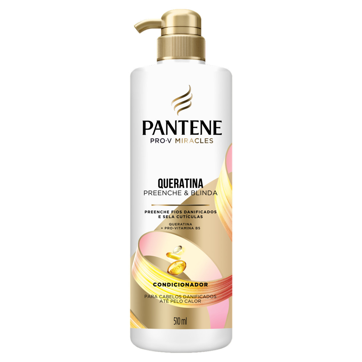 CONDICIONADOR PANTENE QUERATINA PREENCHE & BLINDA FRASCO 510ML                                      