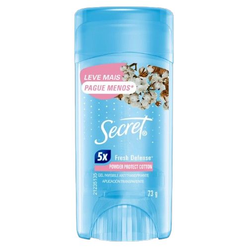 ANTITRANSPIRANTE GEL SECRET ALGODAO 73G                                                             