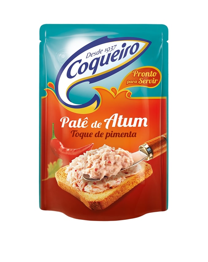 PATÊ DE ATUM COM PIMENTA COQUEIRO SACHÊ 170G                                                        