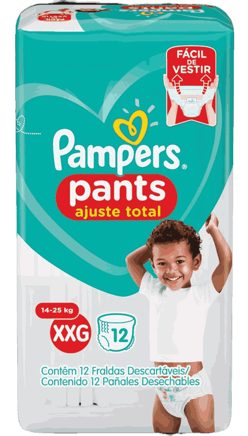 FRALDA PAMPERS PANTS CS XXG PACOTAO C/12                                                             image number null