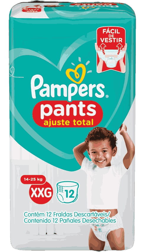 FRALDA PAMPERS PANTS CS XXG PACOTAO C/12                                                            