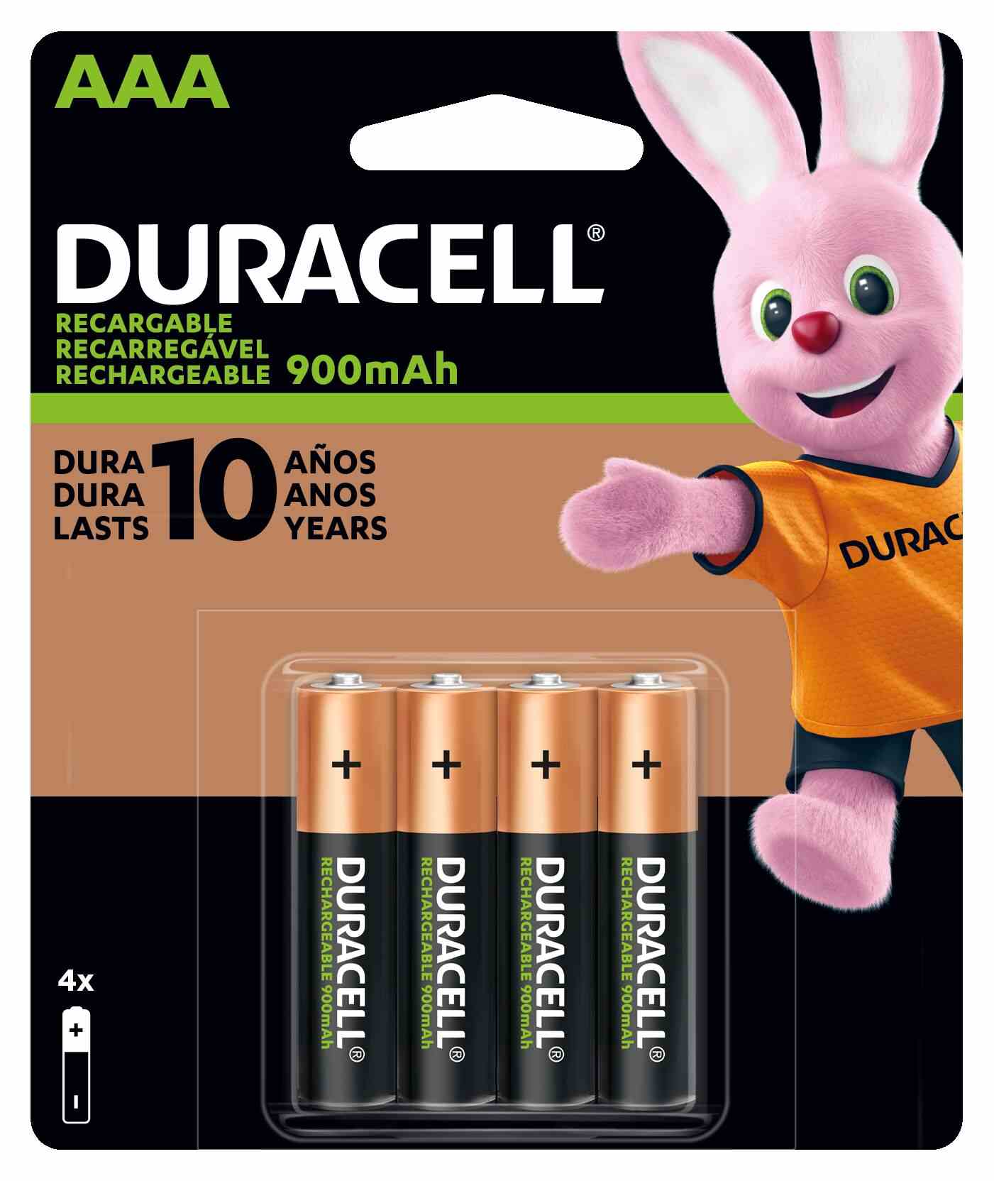 PILHA DURACELL RECARREGÁVEL PALITO AAA COM 2 UNIDADES                                               