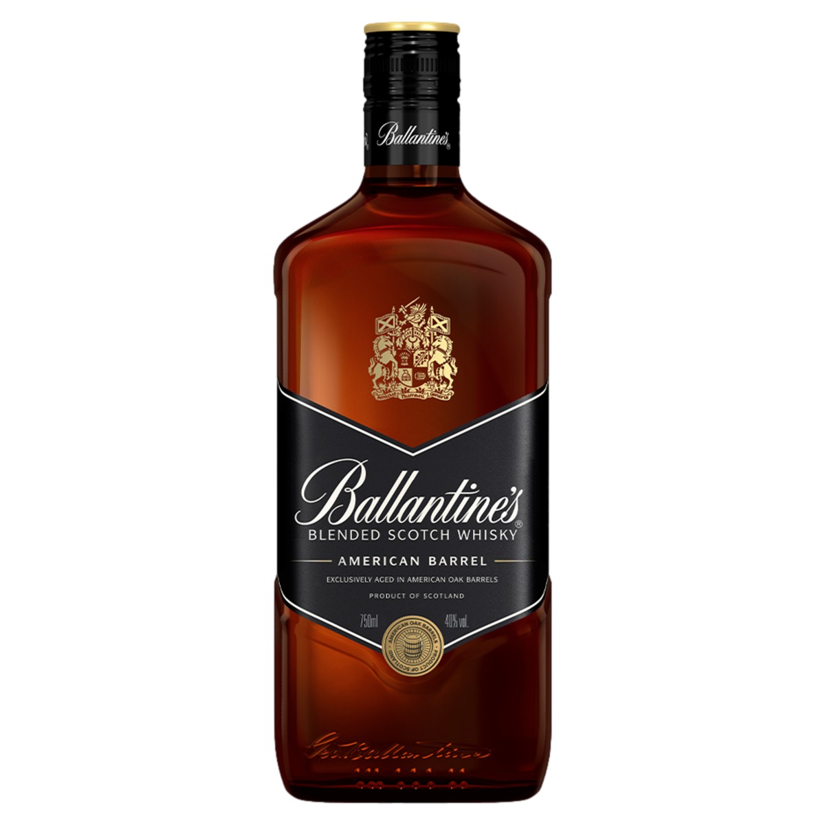 WHISKY BALLANTINES AMERICAN BARREL 750ML                                                             image number null