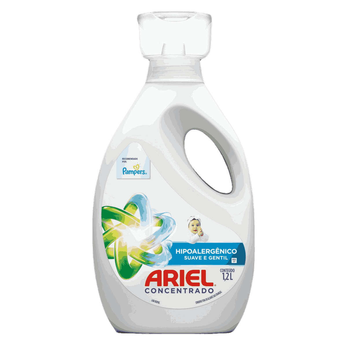 DETERGENTE LÍQUIDO ARIEL CONCENTRADO SENSITIVE 1,2 LITRO                                            