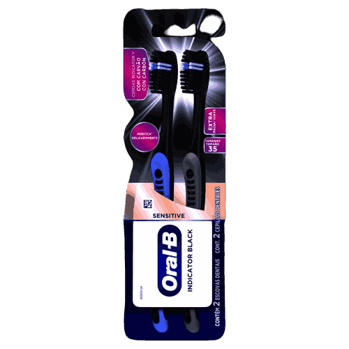 ESC.ORAL-B INDICATOR BLACK SENSITIVE C/2UN                                                           image number null