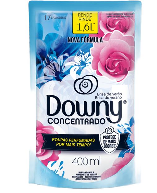 AMACIANTE DOWNY BRISA DE VERAO REFIL 400ML                                                          