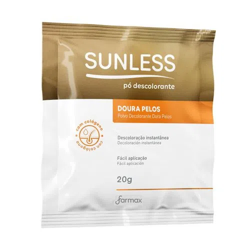 PO DESCOLORANTE SUNLESS DOURA PELOS 20G                                                              image number null