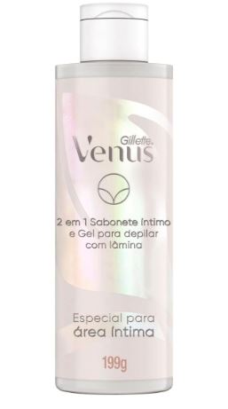 SABONETE LIQ.INTIMO VENUS 2 EM 1 190ML                                                              