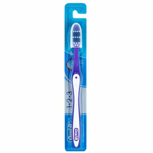 ESCOVA ORAL-B 1.2.3 LIMPEZA BRILHANTE                                                               