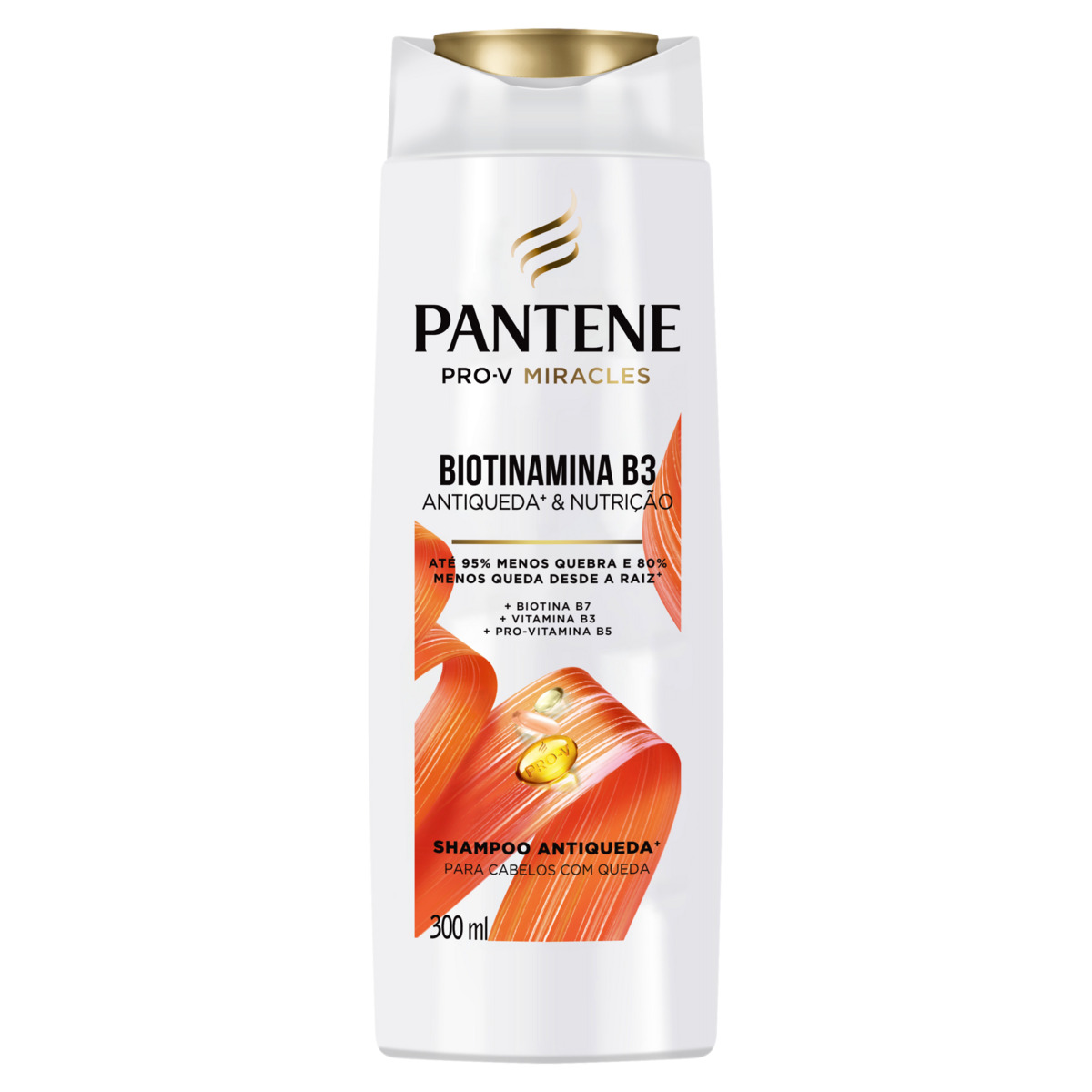 SHAMPOO PANTENE BIOTINAMINA B3 300ML                                                                