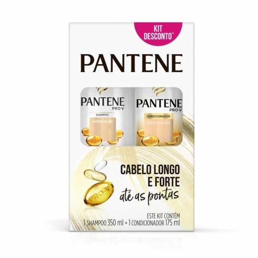 KIT SHAMPOO PANTENE HIDRATAÇÃO 350ML + CONDICIONADOR 175ML                                          