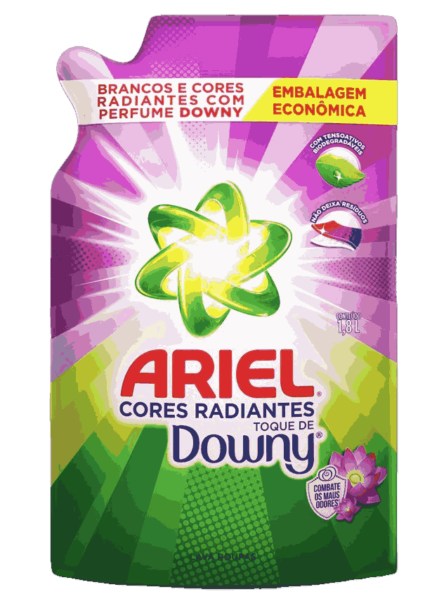 DETERGENTE ARIEL COM DOWNY 1,8 LITROS                                                               