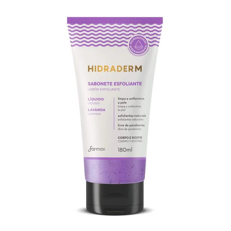 SAB.LIQ.ESFOLIANTE HIDRADERM LAVANDA 180ML                                                          