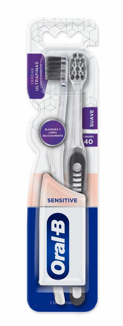 ESCOVA ORAL-B WHITENING THERAPY COMPACT PURIFIC COM 2 UNIDADES                                      