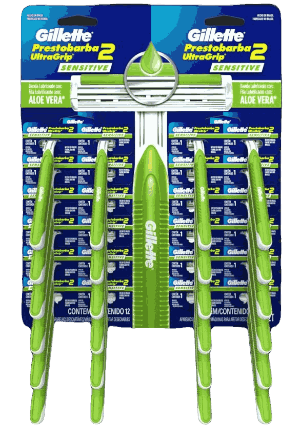 APARELHO DE BARBEAR GILLETTE PRESTOBARBA 2 ULTRAGRIP                                                 image number null
