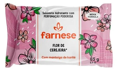 SABONETE FARNESE FLOR DE CEREJEIRA 85GR                                                             