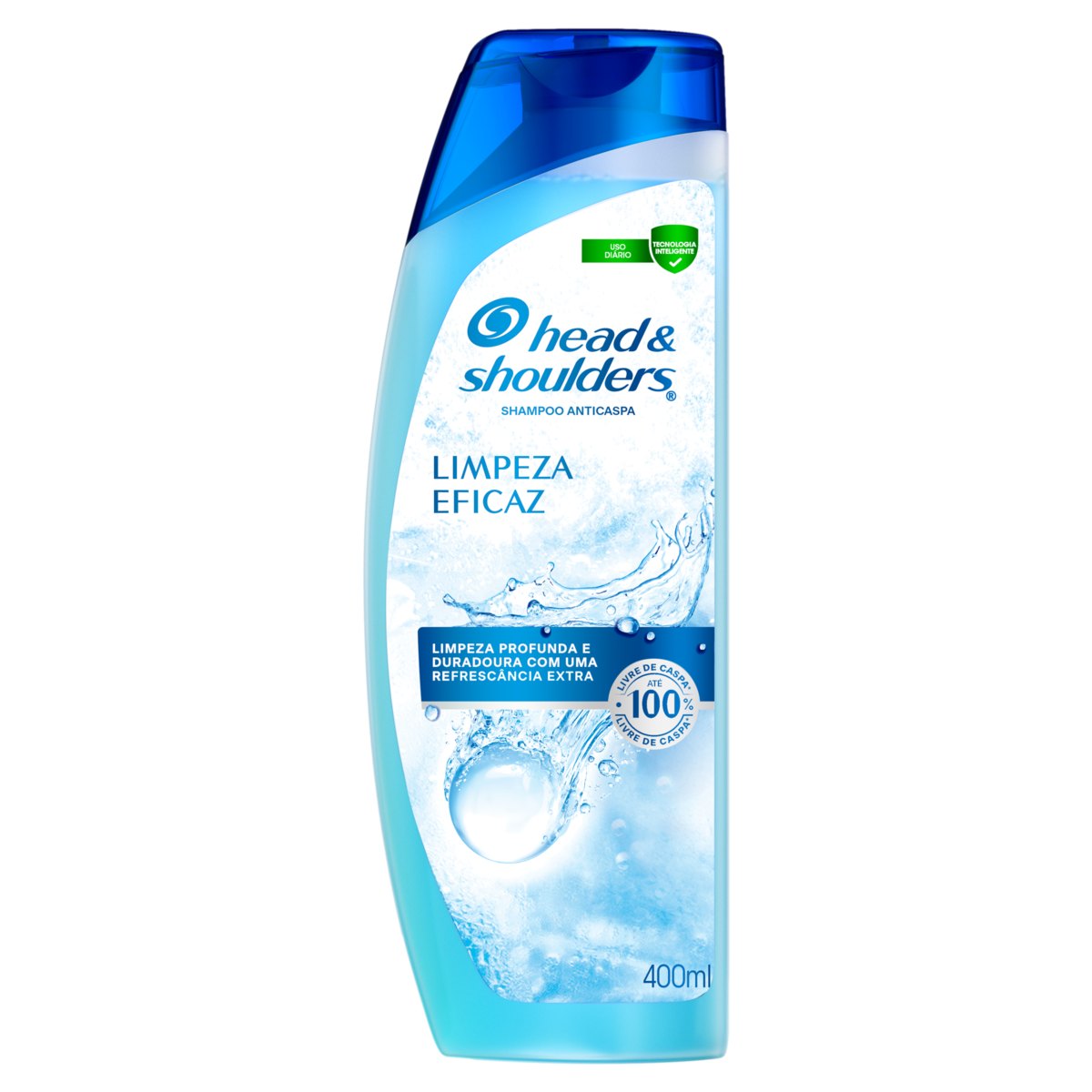 SHAMPOO ANTICASPA HEAD & SHOULDERS LIMPEZA EFICAZ FRASCO 400ML                                      