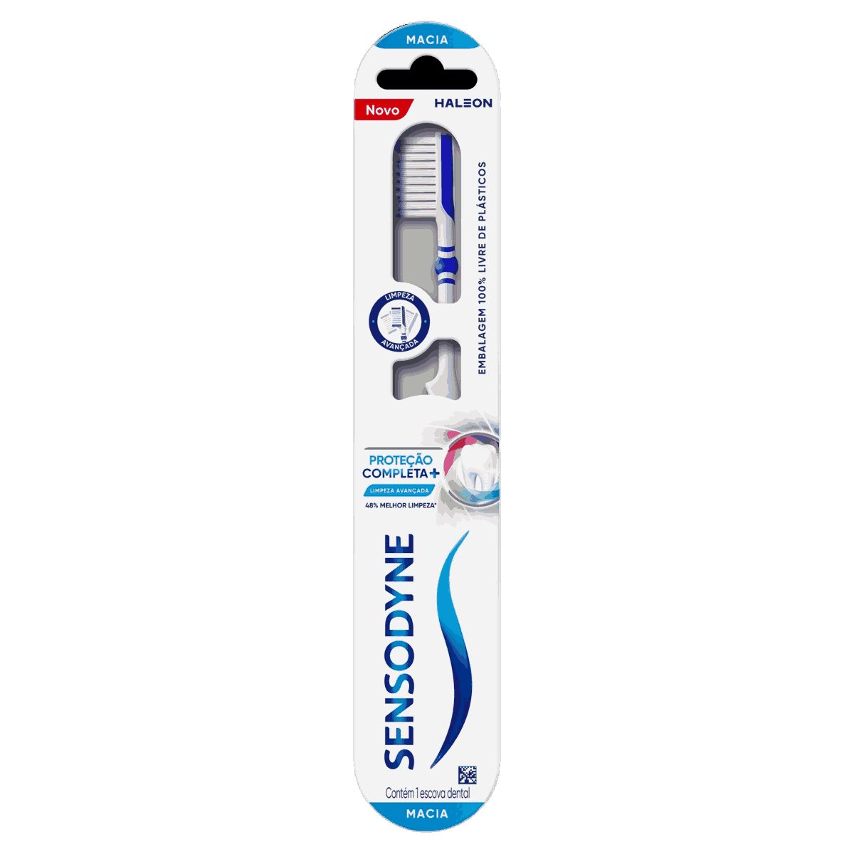 ESCOVA DENTAL MACIA SENSODYNE PROTEÇÃO COMPLETA +                                                    image number null