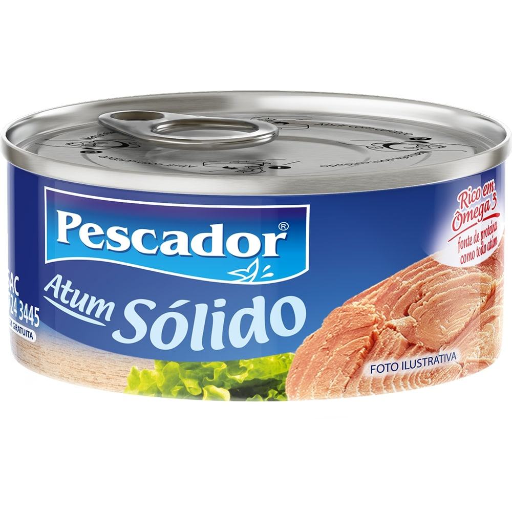 ATUM PESCADOR SOLIDO EM OLEO LT 140GR                                                               