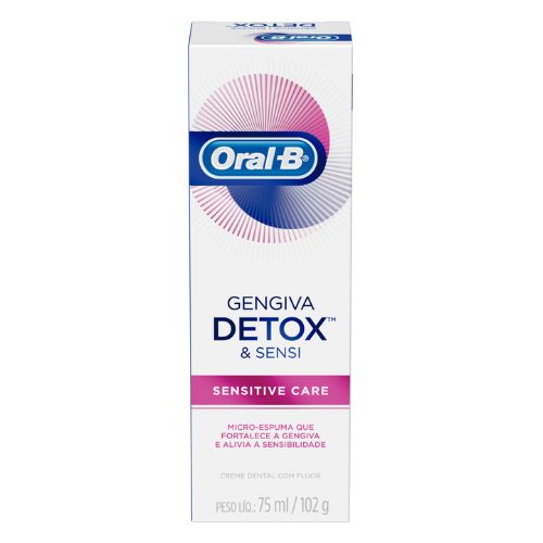 CREME ORAL-B GENGIVA DETOX SENSITIVE 102G                                                           