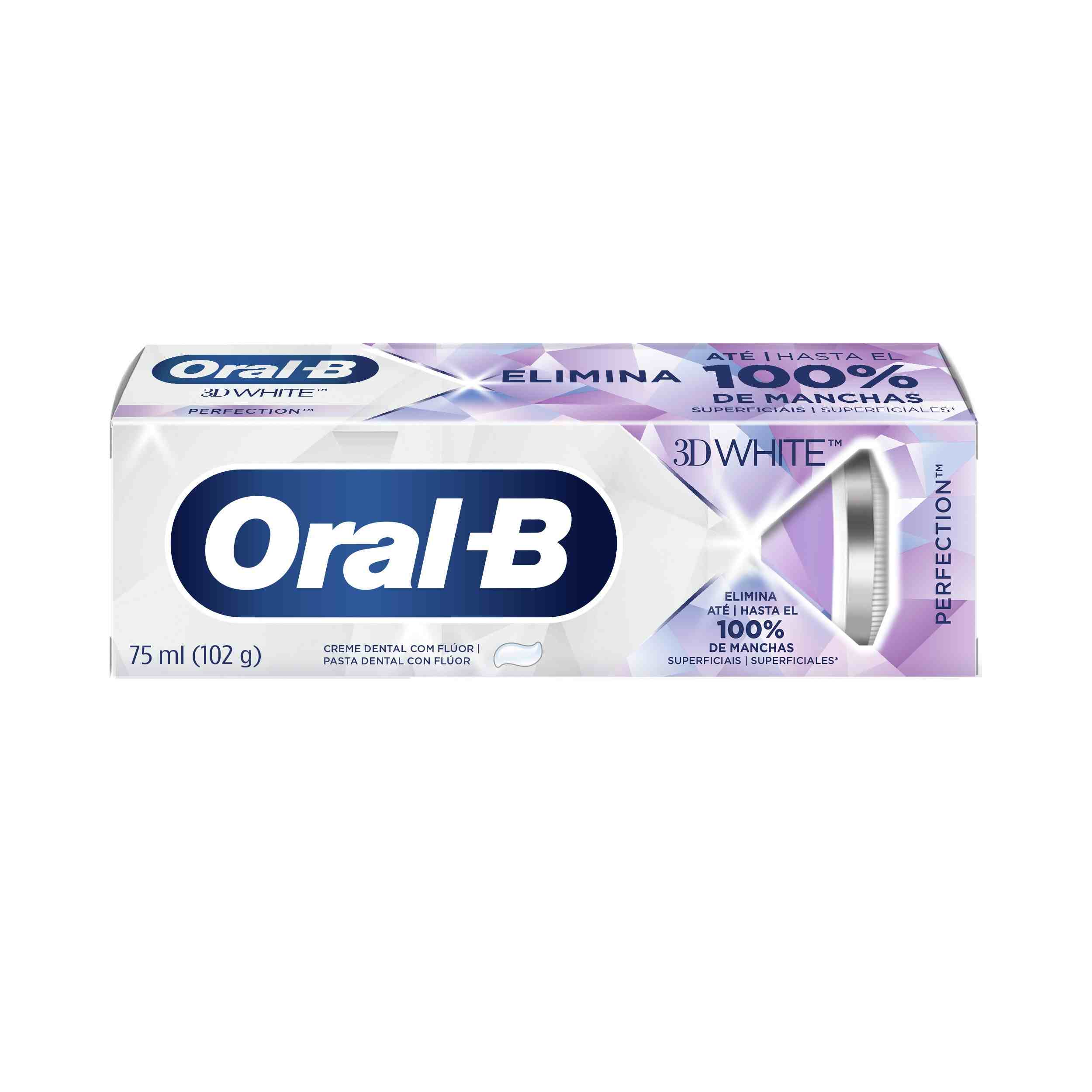 CREME DENTAL ORAL-B 3D WHITE PERFECTION                                                             
