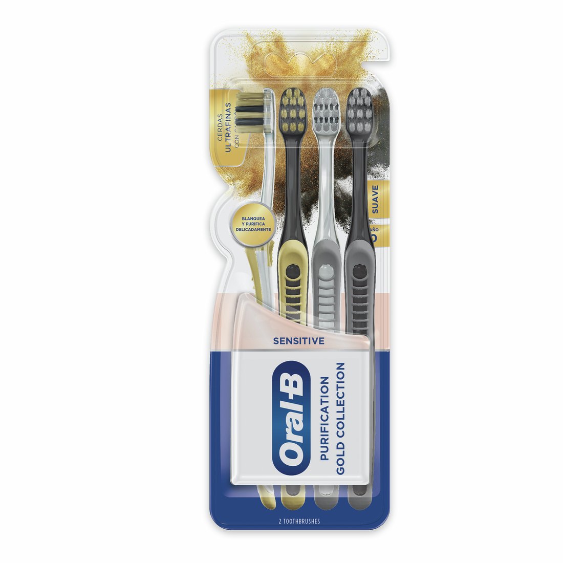 ESCOVA ORAL-B SENSITIVE PURIFICATION GOLD 20EMC COM 4 UNIDADES                                       image number null