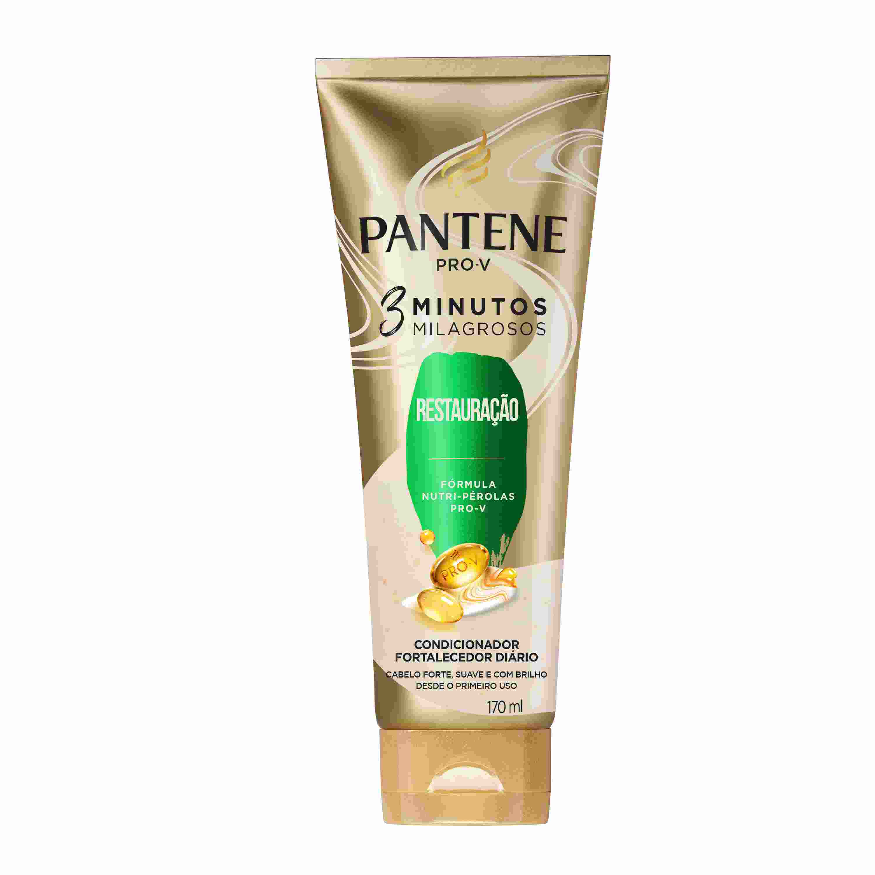 CONDICIONADOR PANTENE 3 MINUTOS MILAGROSOS RESTAURAÇÃO 170ML                                        